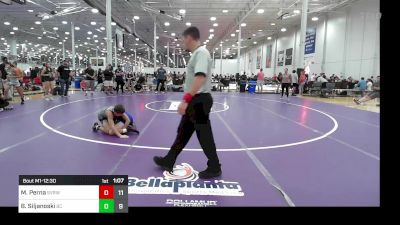 91 lbs Rr Rnd 4 - Mikey Perna, Steel Valley Renegades vs Beau Siljanoski, Berks Catholic