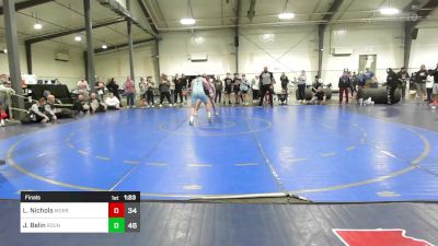170 lbs Final - Luke Nichols, Morris Fitness Wrestling Club - (A) vs Jaxson Belin, Roundtree Wrestling Academy
