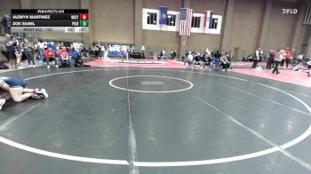 120 lbs Cons. Round 4 - Zoe Gabel, Pine Creek vs Jazmyn Martinez, Westmoore