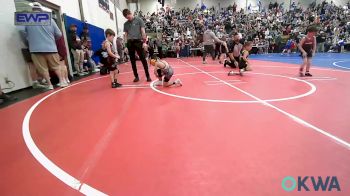 46 lbs Round Of 16 - Bishop Turner, Independence Wrestling Club vs Baker Franklin, Vinita Kids Wrestling