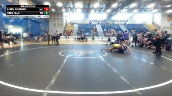 157 lbs Champ Round 1 (16 Team) - Justin Goodwin, Socs vs Koen Falk, Oviedo WC