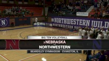 2018 Nebraska vs Northwestern | Big Ten Women's Volleyball