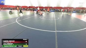 112-112 lbs Round 1 - Carter Grinage, Cumberland vs Cole Berhow, Brainerd Warriors