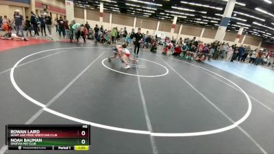 67 lbs Cons. Round 2 - Noah Bauman, Spartan Mat Club vs Rowan Laird, Heart And Pride Wrestling Club