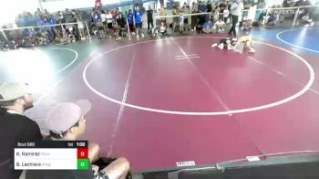 57 lbs Semifinal - Riley Ramirez, Pounders WC vs Bruno Lechiara, Rough House