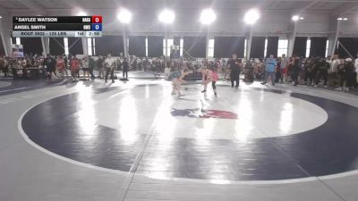 125 lbs Quarters - Daylee Watson, Bad Karma vs Angel Smith, Hybrid Wrestling Club
