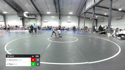 84 lbs Rr Rnd 3 - Christopher Nemcovic, Morris Fitness Wrestling Club - (A) vs Joseph Mejia, Legacy Wrestling