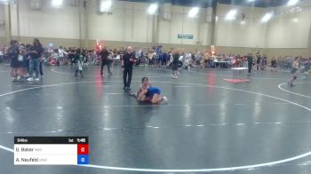 94 lbs Rr Rnd 2 - Gianna Baker, M80 Wrestling Club vs Addison Neufeld, Unattached