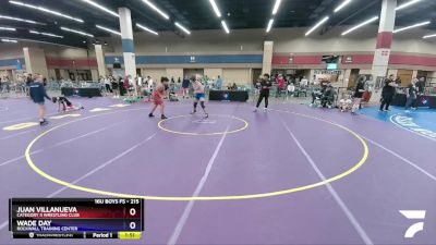 215 lbs Cons. Semi - Juan Villanueva, Category 5 Wrestling Club vs Wade Day, Rockwall Training Center