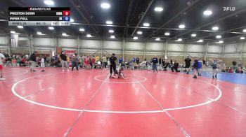 84 lbs Rr Rnd 4 - Preston Dorn, South Hills Wrestling Academy - BK6E vs Piper Full, Bad Karma - BK6E