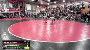 235 lbs Champ. Round 2 - Jazlyne Zaragoza, Rancho Cucamonga vs Gabriella Cervantes, Bonita