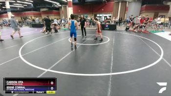 120 lbs Cons. Round 2 - Carson Ota, Spartan Mat Club vs Eddie Corral, Cy-Fair High School Wrestling