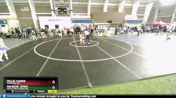 64-74 lbs Round 2 - Millie Harris, Champions WC vs Remeese Jenks, Uintah Girls Wrestling