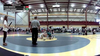 126 lbs Cons. Round 4 - Conner Whitely, St Edward vs Flynn Arnestad, Faith Christian Academy