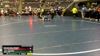 95 lbs 5th Place Match - Dylan Williamson, Sebolt Wrestling Academy vs Jett Kramer, Moyer Elite