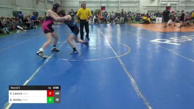 140 lbs Round 5 - Violette Lasure, Valkyrie Girls WC vs Alexia Ashby, Phoenix Wrestling Club