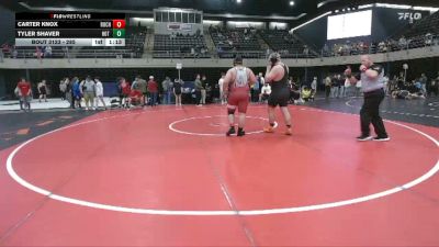 285 lbs Round Of 16 - Carter Knox, Rochester Mills vs Tyler Shaver, Hot Springs