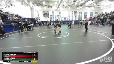 235 lbs Cons. Round 4 - Camila Meza, La Sierra vs Rosa Perez, Laguna Hills