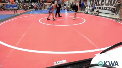 75 lbs Rr Rnd 2 - Kendry Bellar, Bartlesville Wrestling Club vs Harper Tecumseh-Sands, Mojo