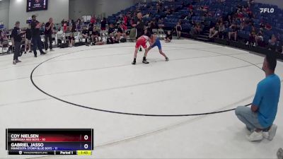 67 lbs Finals (2 Team) - Coy Nielsen, Nebraska Red Boys vs Gabriel Jasso, Minnesota Storm Blue Boys