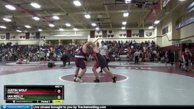 204-214 lbs 1st Place Match - Ian Reilly, Cedar Falls Peet vs Justin Wolf, North Linn