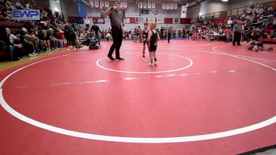 55 lbs Quarterfinal - Collin Houston, Grove Takedown Club vs Rawlin Rickey, Miami