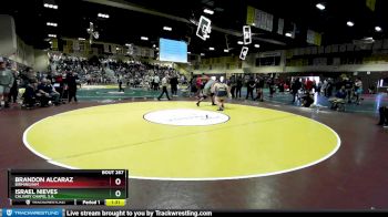 285 lbs Champ. Round 1 - Israel Nieves, Calvary Chapel S.A. vs Brandon Alcaraz, Birmingham