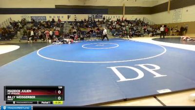 126 lbs Cons. Semi - Maddox Julien, Mt. Spokane vs Billy Weisgerber, Mead