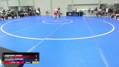 190 lbs Placement Matches (8 Team) - Josephine Larson, Illinois vs Katianna Martinez, California Blue