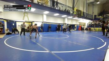 157 lbs Semifinal - Asa Levine, Bookert T Washington vs Nolan O'Malley, Victory Christian School