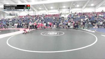 125 lbs Champ. Round 2 - Cambrielle Gurr, Bear River vs Callie Toone, Morgan