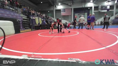 52 lbs Final - Levi Hughart, Raw Wrestling Club vs River Tyler, Hulbert