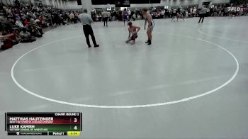 150 lbs Champ. Round 2 - Luke Kamish, Victory School Of Wrestling vs Matthias Hautzinger, Beat The Streets Chicago-Midway