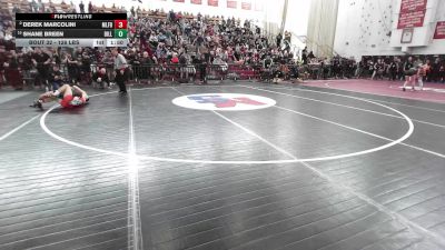 126 lbs Round Of 16 - Derek Marcolini, Milford vs Shane Breen, Billerica