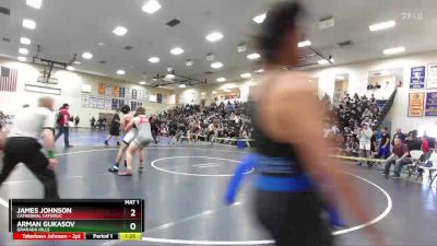 150 lbs Champ. Round 2 - James Johnson, Cathedral Catholic vs Arman Gukasov, Granada Hills