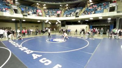 110 lbs Cons. Semi - Leena Cavender, Jacksonville vs Bella Romando, Lockport (Twp.)