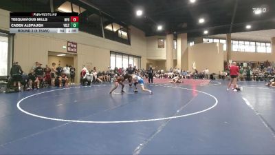 120 lbs Round 2 (6 Team) - Teequavious Mills, Morris Fitness Dynasty vs Caden Alspaugh, Vancleave Takedown Club