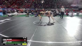 5A 160 lbs Champ. Round 1 - Loren Allen, Borah vs Cole Nelson, Madison