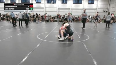 138 lbs Finals (2 Team) - Logan Peagler, All American vs Jack Silfies, The Compound