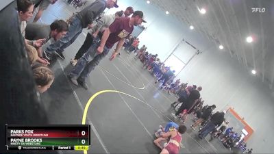 75 lbs Cons. Round 3 - Parks Fox, Eastside Youth Wrestling vs Payne Brooks, Ninety Six Wrestling