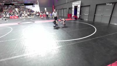 72 lbs Champ. Round 2 - Bennett Jones, Peshtigo vs Clayton Lambrecht, Kewaunee