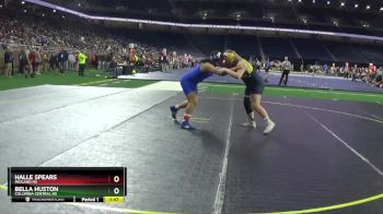 Girls - 190 lbs Champ. Round 1 - Bella Huston, Columbia Central HS vs Halle Spears, Midland HS