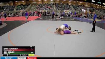 162 lbs Round 1 (4 Team) - Ben Coburn, Baker vs Zach Humphrey, Hidden Valley