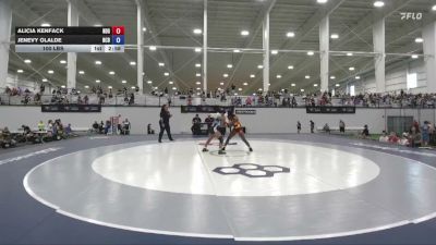 105 lbs Alicia Kenfack, North Dakota Gold vs Jenevy Olalde, North Carolina Blue