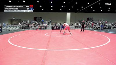 285 lbs 3rd Place Match - Emarah King Melrose, Westmoore High School Wrestling vs Aydan Gonzales, 505 Wrestling Club