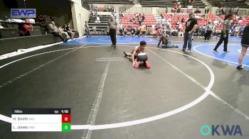 76 lbs Final - Hudson Smith, Salina Wrestling Club vs LeBrae Jones, HURRICANE WRESTLING ACADEMY