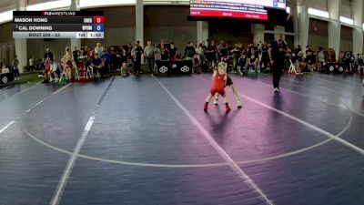 53 lbs Cons. Semis - Mason Hong, Oregon vs Cal Downing, Wyoming