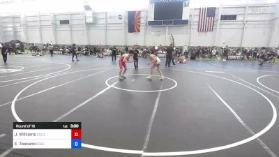 116 kg Round Of 16 - Jameson Williams, Gold Rush Wrestling vs Evan Toscano, Bobcat WC