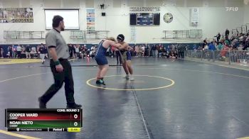 285 lbs Cons. Round 2 - Noah Nieto, Canby vs Cooper Ward, Canby