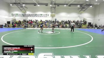 149 lbs Cons. Round 3 - Anthony Marquez, Santa Ana College vs Imanuel Flores, Cerritos College